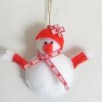 Snowman Christmas Ornament - A Set Of 4